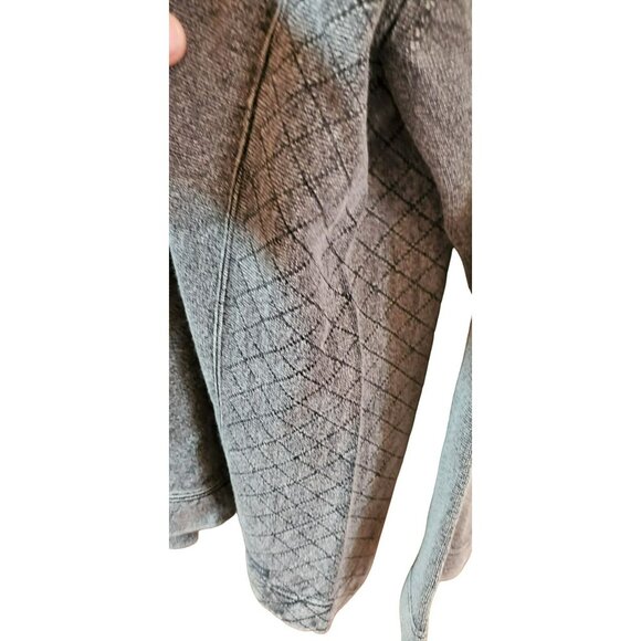 Woolrich Men's Gray Black Quarter Zip Pull Over Shirt XXL Detailed Long Sleeve - Picture 4 of 6